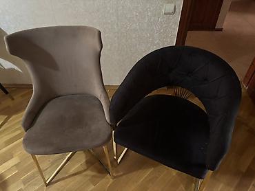 set mebel: İki ədəd dizayn kreslosu - Model: Müasir lounge/mətbəx kresloları (2 — 2