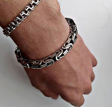 Серебряные цепочки: Серебряная цепь 50 гр 58 см плетение Бисмарк Серебряные цепи и — 26