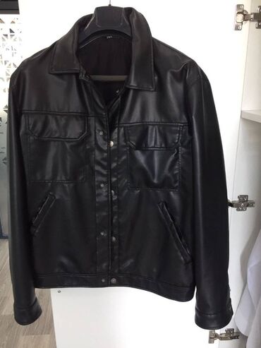 Куртки: Куртка Zara, XL (EU 42), цвет - Черный