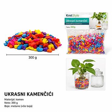 KMT 4-6 obojeni kamen 2208692 Dekorativni, šareni kamenčići za