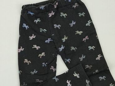 spodnie chino czarne: Спортивні штани, H&M, 4-5 р., 104/110, стан - Хороший