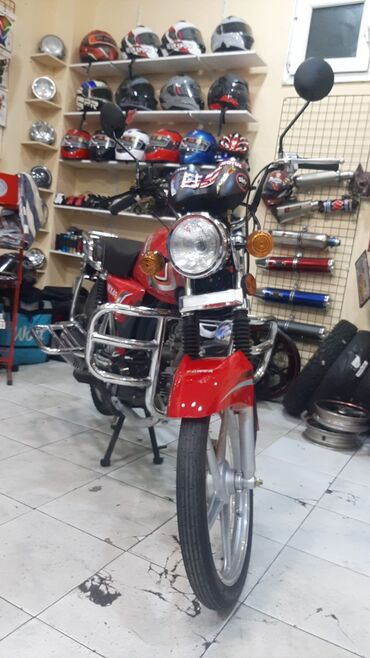 мерседес гигант 711: Moped/Motosiklet – MX49, qırmızı rəng Texniki və dizayn