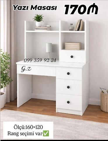 Ev üçün digər mebel: *Yazı masası ✨️ 170Azn* ✔️İstehsal Rusiya Laminat 18/lik qalinliqda — 1