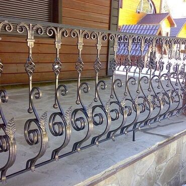 декоративное растение: Кармагычтар, Материалы: Согулган темир, Балкон үчүн