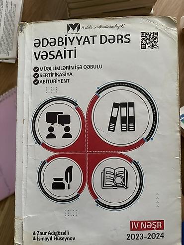 i̇sm: Məhsul: “Ədəbiyyat Dərs Vəsaiti” – IV nəşr (2023–2024) Təsvir: - — 1