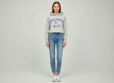 sweter z solar: Gina Tricot, Bluza z kapturem damska, rozmiar XS