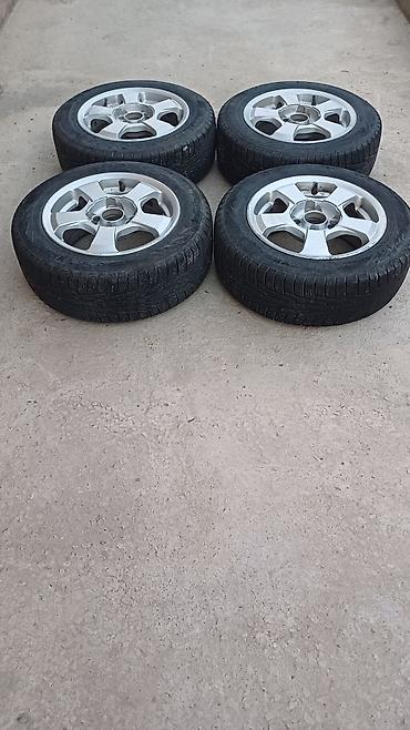 Шиналар жана дисктер: Дөңгөлөктөр монтажда 175 / 65 / R 14, Кыш, Колдонулган, Комплект, Жеңил унаалар, Куйма, тешиктери - 4 — 4