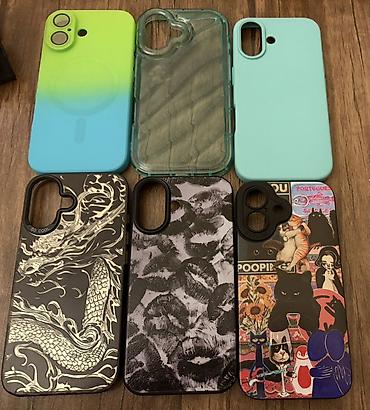 IPhone 16 üçün müxtəlif dizaynlarda kabrolar. Hamisi biryerde 20 AZN