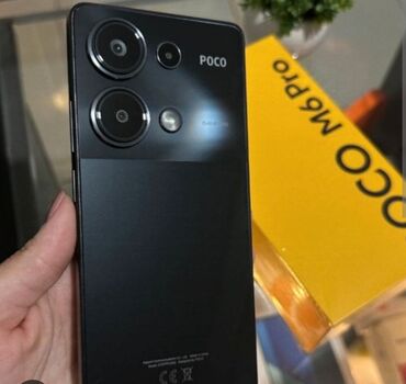 Poco: Poco M6 Pro, 256 GB, rəng - Qara, Barmaq izi