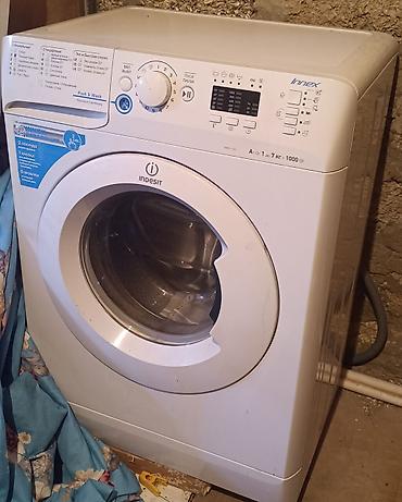 Elektronika: Paltaryuyan maşın Indesit, 7 kq, İşlənmiş, Avtomat, Qurutmasız — 1