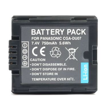 Батареи для ноутбуков: Аккумулятор PANASONIC VW-VBD070/CGA-DU07 Арт.1453 Совместимые