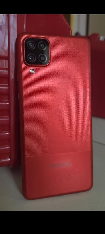 samsung note 12: Samsung Galaxy A12, 128 GB, rəng - Qırmızı, Sensor — 1