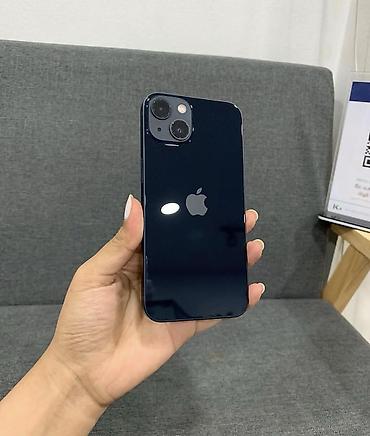 ipone 13: IPhone 13, 128 GB, Midnight, Zəmanət, Simsiz şarj, Face ID — 1