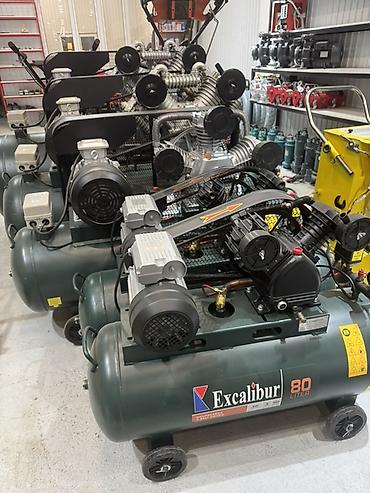Поршневой компрессор Excalibur 80 L От 30л до 300л 🔥 - Ресивер 80