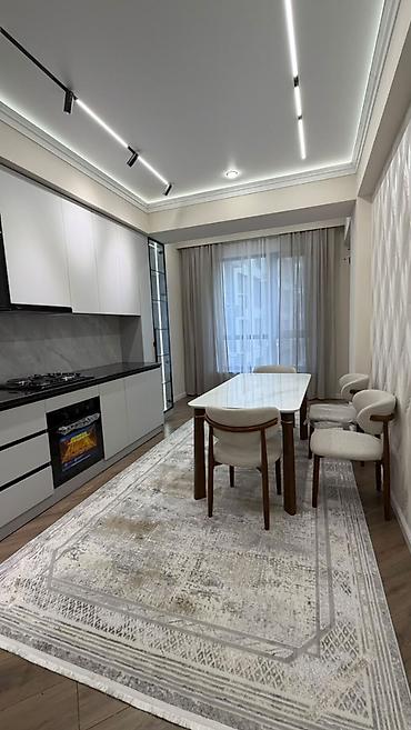 Квартиры: 3 комнаты, 104 м², Асанбай мкр Элитка, 6 этаж, Евроремонт — 4