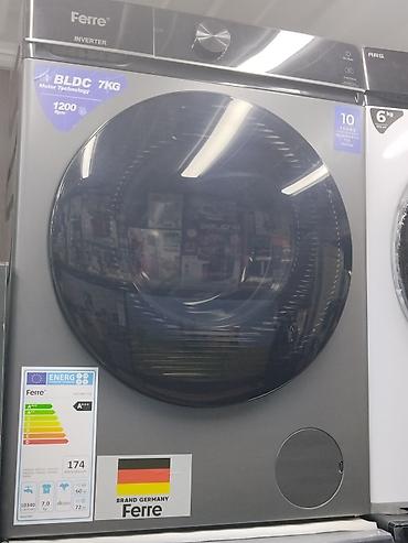 Стиральная машина Ferre (Inverter, BLDC) - Загрузка: 7 кг - Скорость