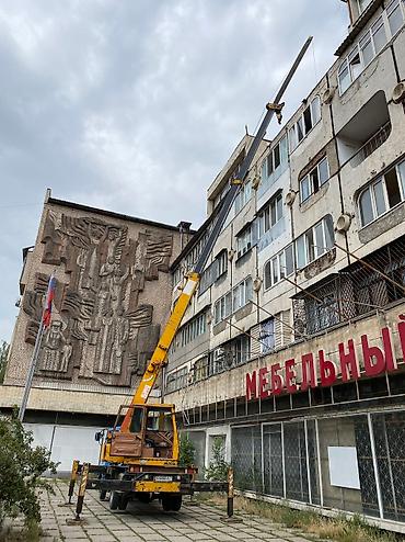 Услуги автокрана: Кран услуга 5-этажга жук которобуз Тар жерлерге кирип которобуз 500 — 4