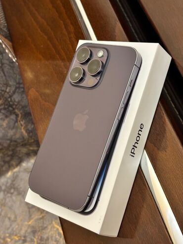 Xiaomi: IPhone 14 Pro, 128 GB, Deep Purple, Simsiz şarj, Face ID