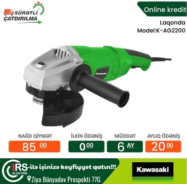 kreditə maşınlar: Laqonda Kawasaki K-AG 2200 Nağd, köçürmə yolu ilə və kreditlə satış
