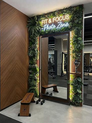 Фотобутафория: Фотозона для фитнес-клуба/студии “FIT & FOCUS” - Зеркальная — 3