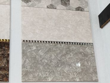 profil boru: Keramik divar kafeli dəsti - Ölçü: iri formatlı düzbucaqlı plitələr