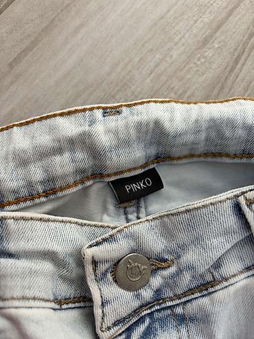 svecane torbe: PINKO ženske farmerke – svetlo ispran plavi denim - Brend: PINKO — 3