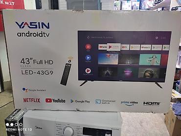Телевизоры: Ясин 43G9 Android голосовой управления с интернетом, ресивер — 20