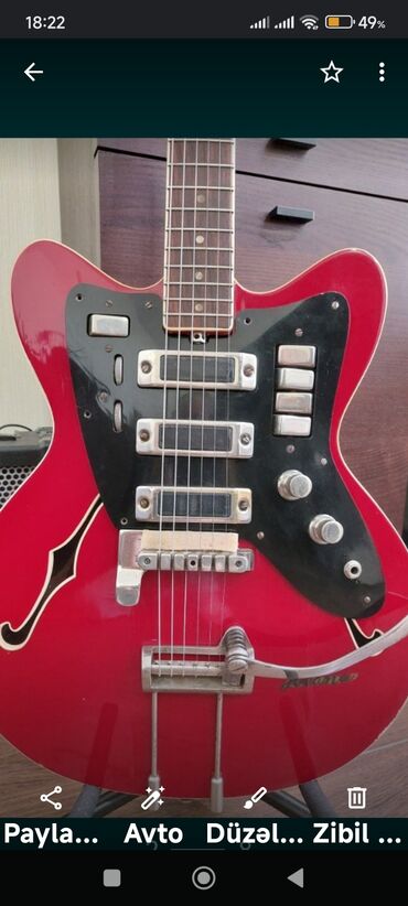 gitara amfi: Электрогитара, 6 струн, Б/у, Самовывоз