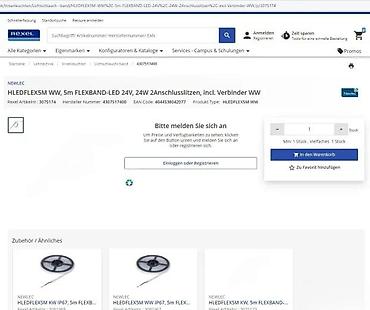 Sijalice: Newlec fleksibilna LED traka, 5 m, 24 V DC, IP67 – topla bela - — 8