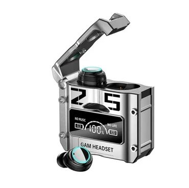 Mikrofonlar: Simsiz (Bluetooth) Qulaqcıqlar, rəng - Boz