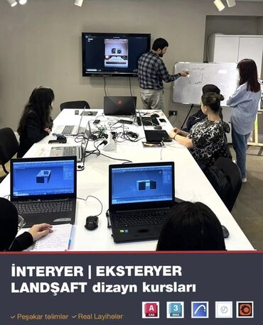 Reklam, çap: Kompüter kursu: AutoCAD, ArchiCad, Qrup
