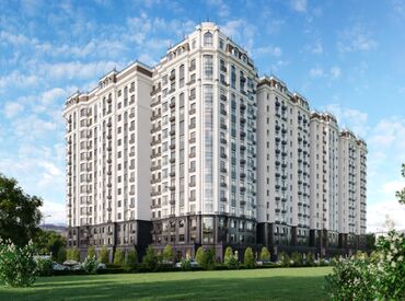 продается квартира кок жар: 3 комнаты, 115 м², Элитка, 13 этаж, ПСО (под самоотделку)