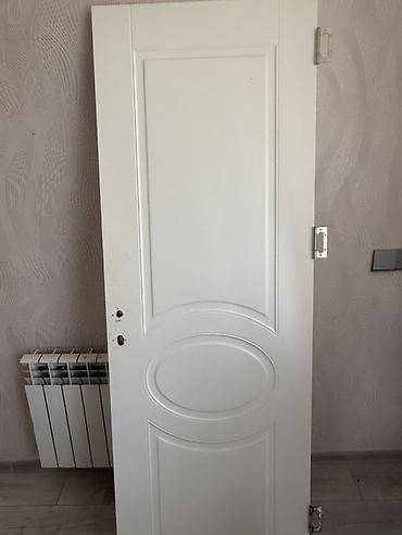 mdf list: Ağ rəngli daxili qapı vərəqi - Material: MDF/taxta əsaslı, hamar — 1