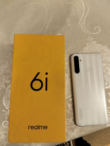 realme 7: Realme 6i, 64 GB, rəng - Ağ