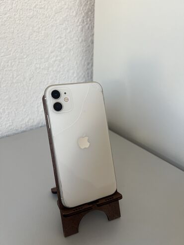 телефон айфон xs max: IPhone 11, Б/у, 64 ГБ, Белый, Зарядное устройство, Защитное стекло, Чехол