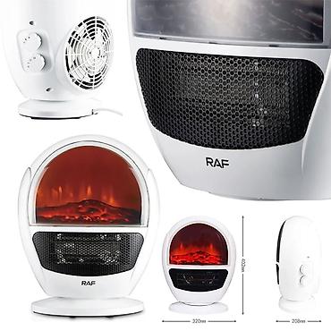 elektrikli radiator: Qızdırıcı 🔥 RAF R.1600 – 1500W Dekorativ Alov Effektli Elektrik — 2