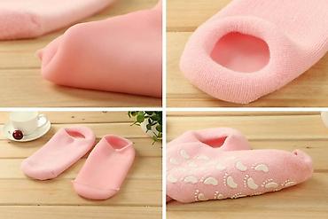 foot patch: Гелевые увлажняющие spa носки идеальное средство для ухода за кожей — 2