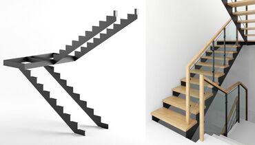 Pilləkən məhəccərləri: Demir pilləkənlər evlere bağ evlərinə yerinə uyğun dəmir — 5