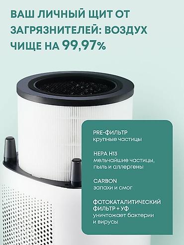 Воздухоочистители: Воздухоочиститель Ballu Напольный, 35-40 м², НЕРА, Угольный, Фильтр предварительной очистки — 2