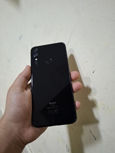 Redmi: Redmi Note 7, 128 GB, rəng - Qara, Düyməli, Sensor, Barmaq izi