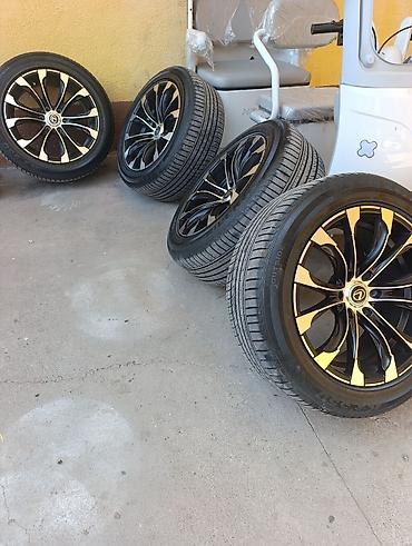 9 0016: Комплект из 4 колес в сборе: литые диски + летние шины на GX470 — 1