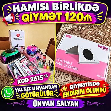 yeni model donlar: Manikür üçün peşəkar dəst satılır. Şəkildə göstərilən bütün məhsullar — 1