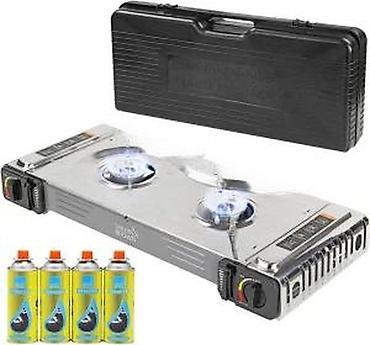 Oprema za kampovanje: Prijenosni dvostruki plinski rešo – Taylor & Brown - Dva snažna — 14