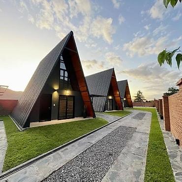 Tikinti işləri: A-Frame layihəsi tikintisi müxtəlif konstruksiya variantları üzrə icra — 6