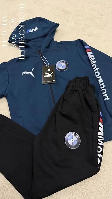 papuce elegantne: Dečiji komplet ACG 508 – BMW M Motorsport x Puma stil - Set sadrži — 5