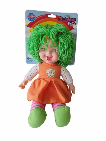 pertini toys панчево слике: 06. Krpena lutka 45cm Mekane krpene lutke sa kovrdzavom kosom u boji
