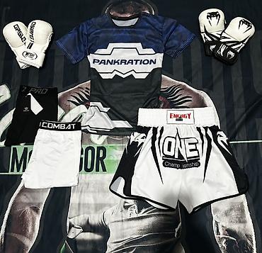 Спортивные костюмы: Спортивные комплекты для единоборств (футболка + шорты) - Назначение — 8