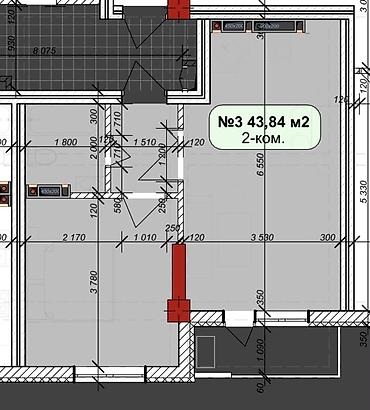 отдам дёшево: 1 комната, 44 м², Нижний Джал (Джал-23) Элитка, 5 этаж, ПСО (под самоотделку) — 9