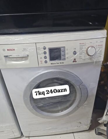 Soyuducular: Paltaryuyan maşın Bosch, 7 kq, İşlənmiş, Avtomat, Qurutmasız, Kredit yoxdur