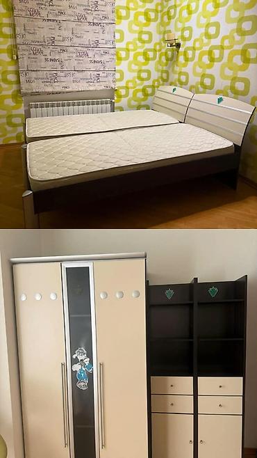 Gənc odası dəsti satılır 300azn. Keyfiyyətli mebeldir. (Matras üstündə